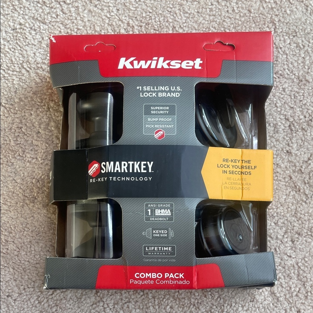 NEW Kwikset SmartKey Security Combo Pack